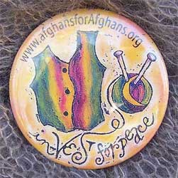 In-VEST for Peace Pin or Magnet